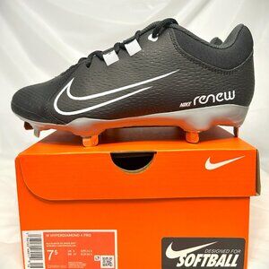Nike Black and White Softball Cleats